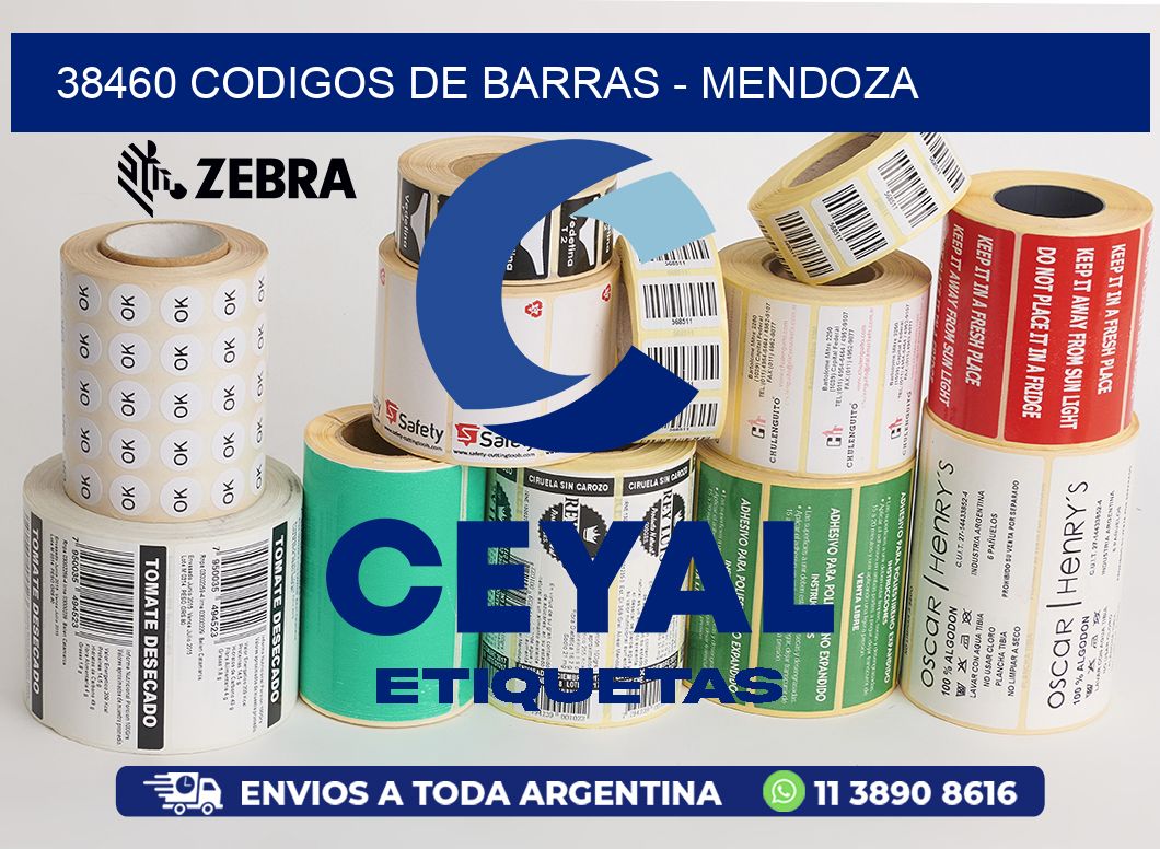 38460 CODIGOS DE BARRAS - MENDOZA