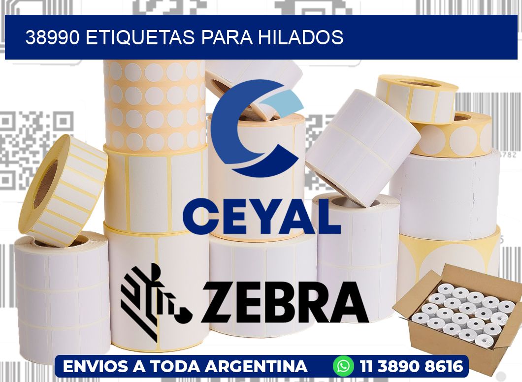 38990 ETIQUETAS PARA HILADOS