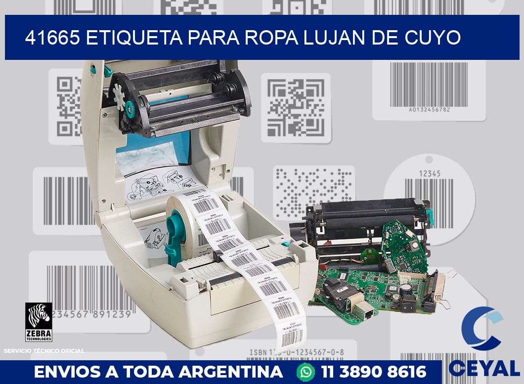 41665 ETIQUETA PARA ROPA LUJAN DE CUYO