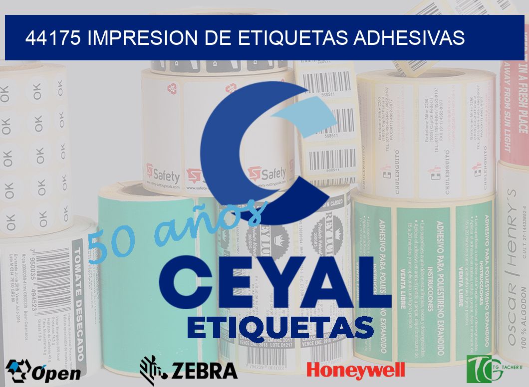 44175 IMPRESION DE ETIQUETAS ADHESIVAS