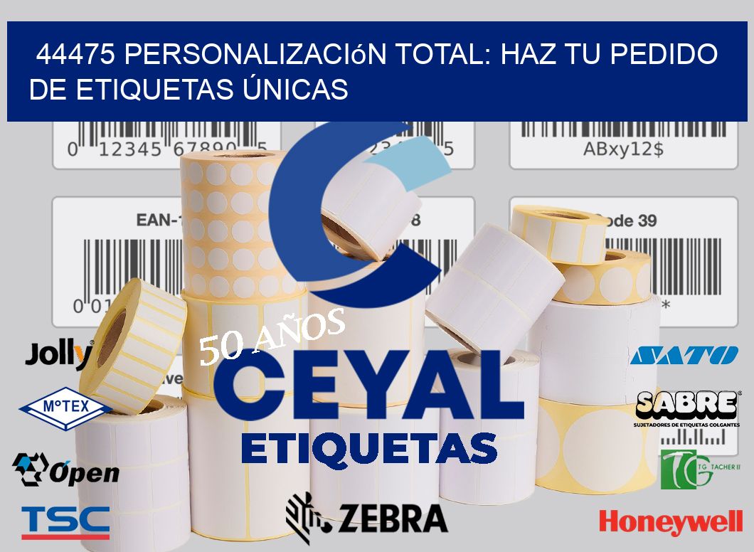 44475 Personalización Total: Haz tu Pedido de Etiquetas Únicas