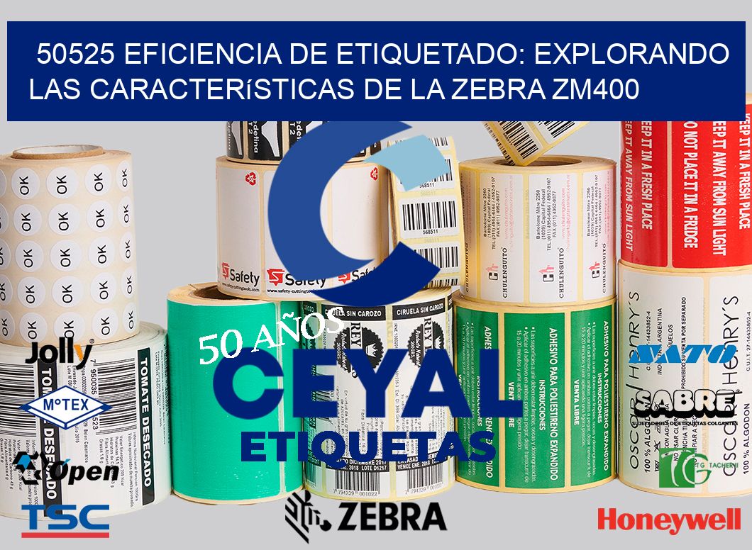 50525 Eficiencia de Etiquetado: Explorando las Características de la Zebra ZM400