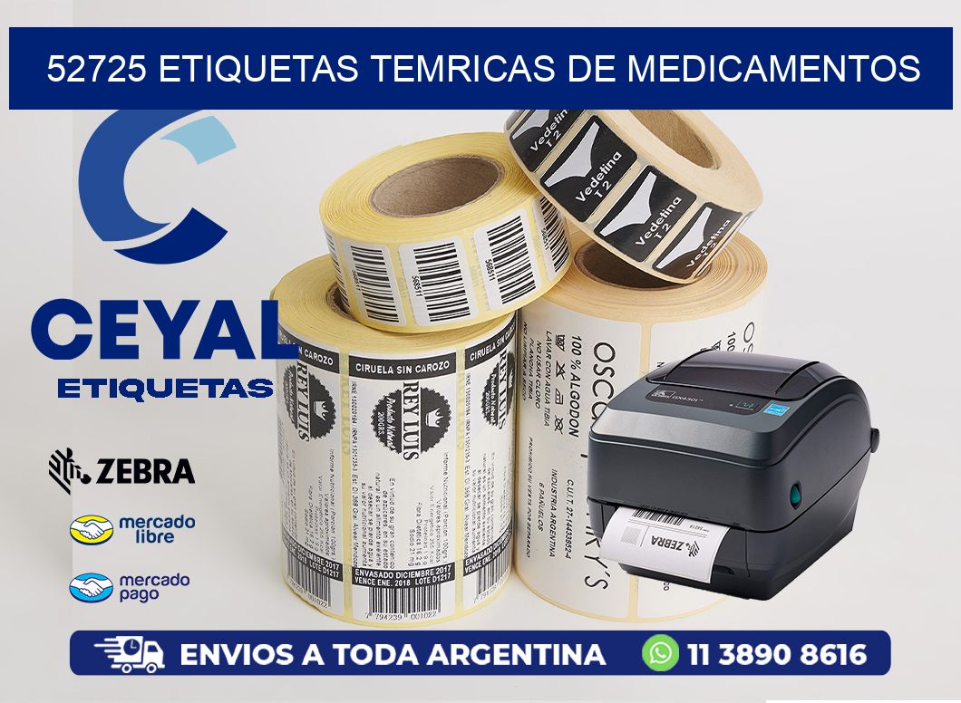 52725 etiquetas temricas de medicamentos