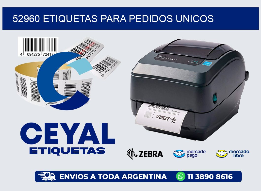 52960 ETIQUETAS PARA PEDIDOS UNICOS