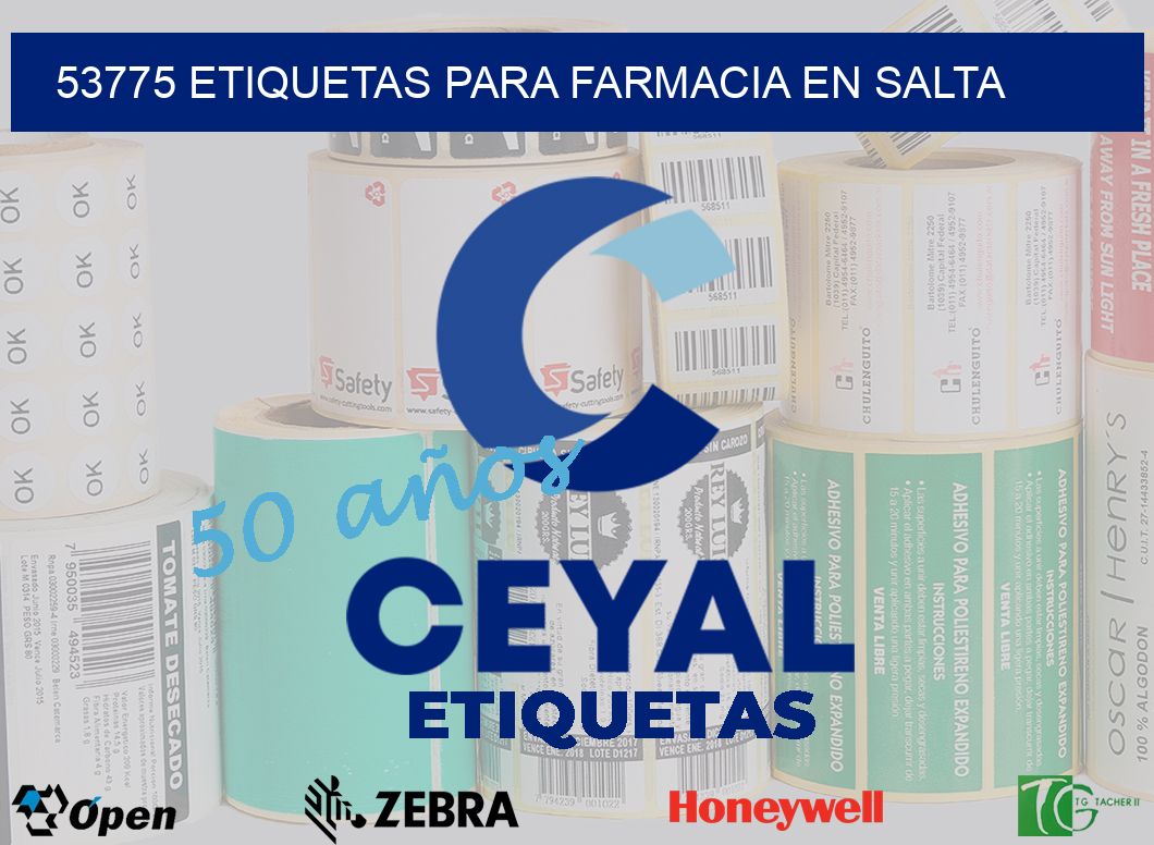 53775 ETIQUETAS PARA FARMACIA EN SALTA