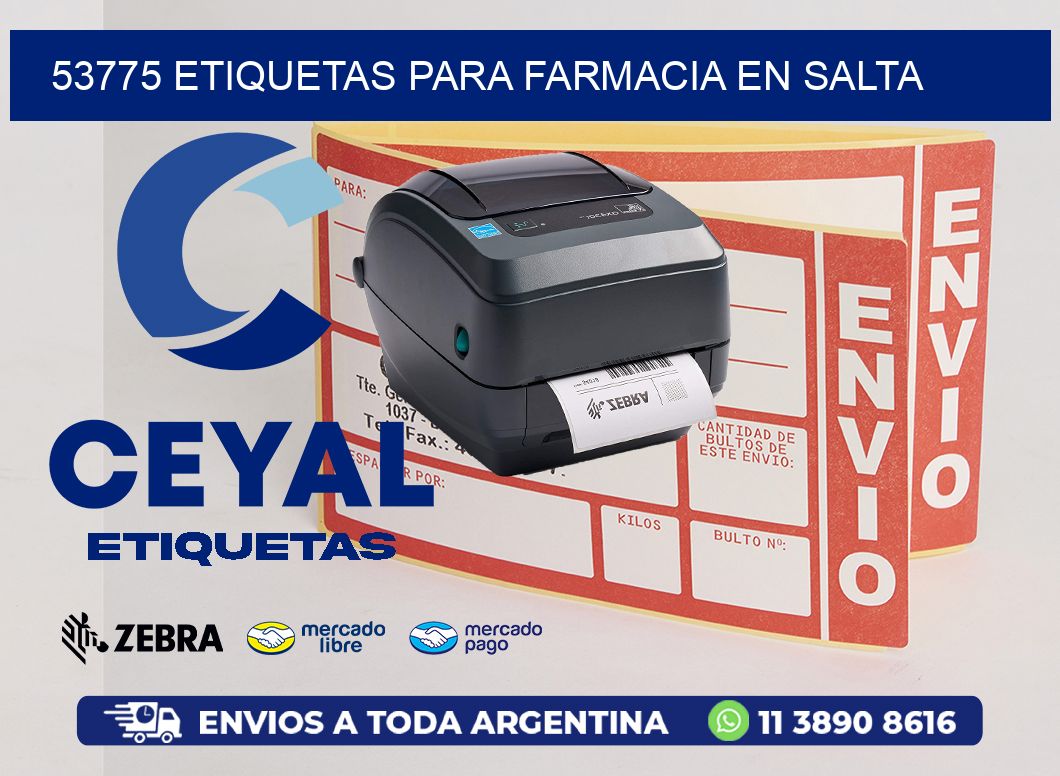 53775 ETIQUETAS PARA FARMACIA EN SALTA