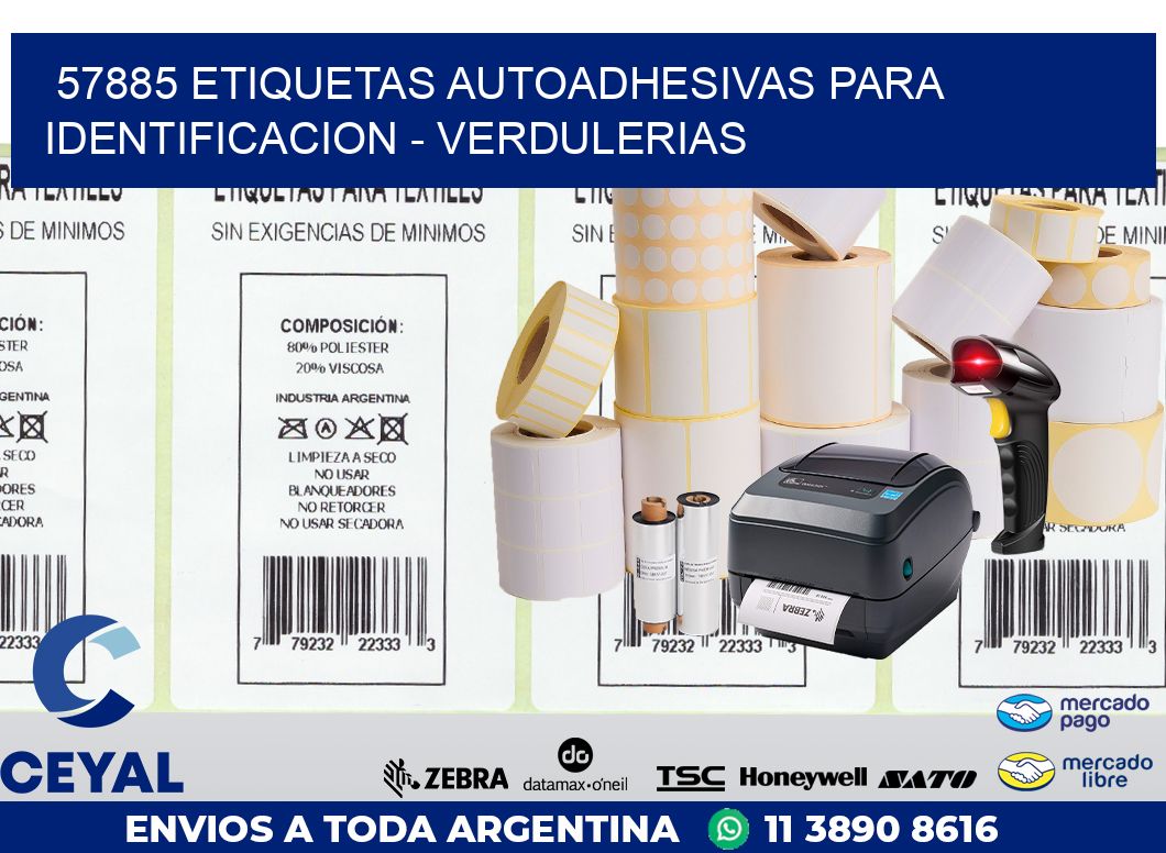 57885 ETIQUETAS AUTOADHESIVAS PARA IDENTIFICACION – VERDULERIAS