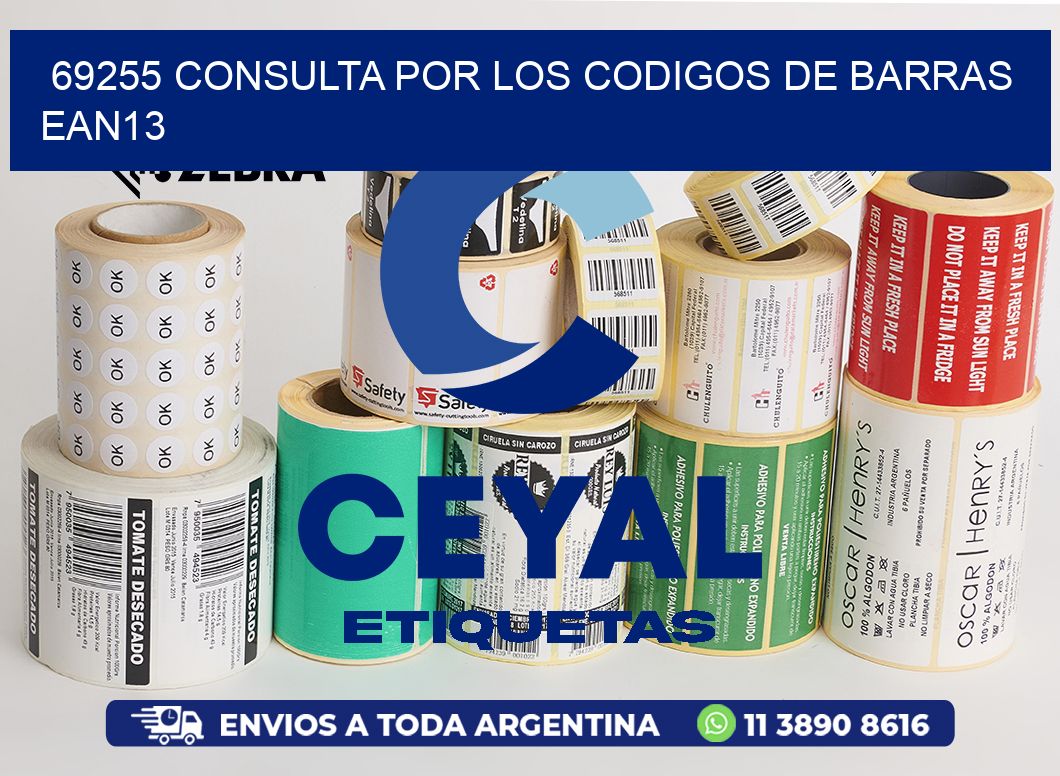 69255 CONSULTA POR LOS CODIGOS DE BARRAS EAN13
