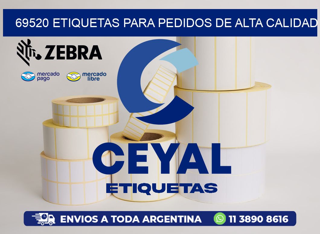 69520 ETIQUETAS PARA PEDIDOS DE ALTA CALIDAD