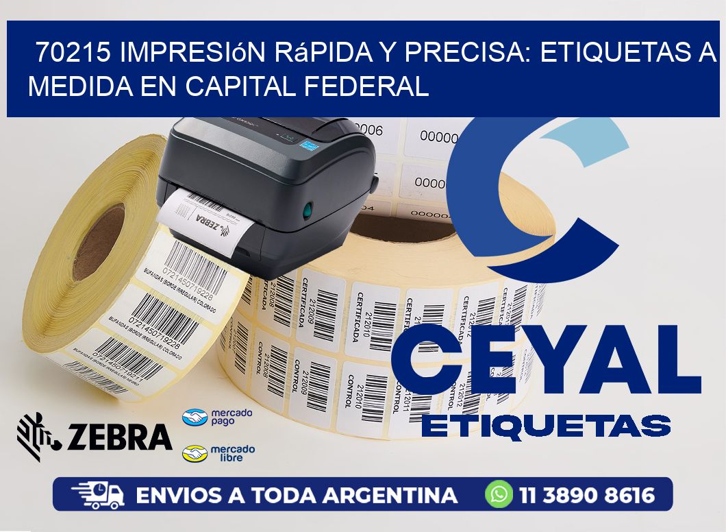 70215 Impresión Rápida y Precisa: Etiquetas a Medida en Capital Federal