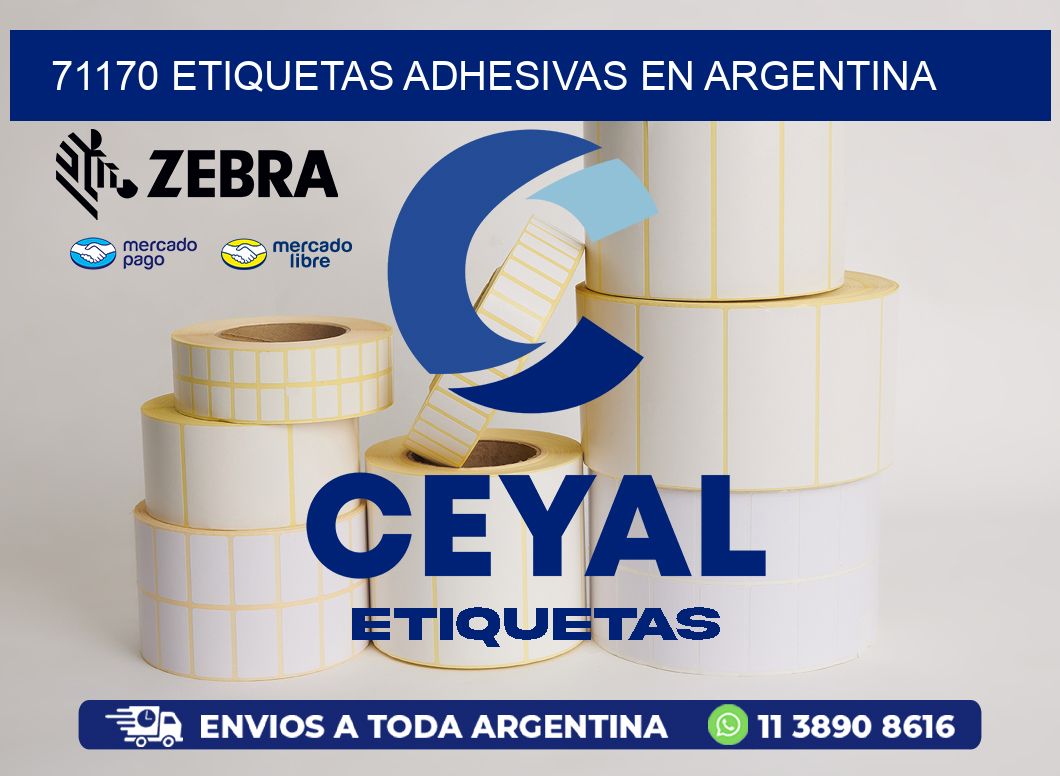 71170 ETIQUETAS ADHESIVAS EN ARGENTINA