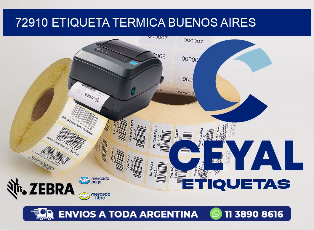 72910 ETIQUETA TERMICA BUENOS AIRES