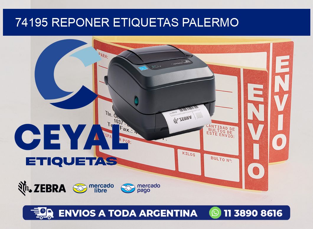 74195 REPONER ETIQUETAS PALERMO