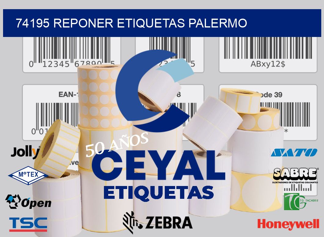 74195 REPONER ETIQUETAS PALERMO