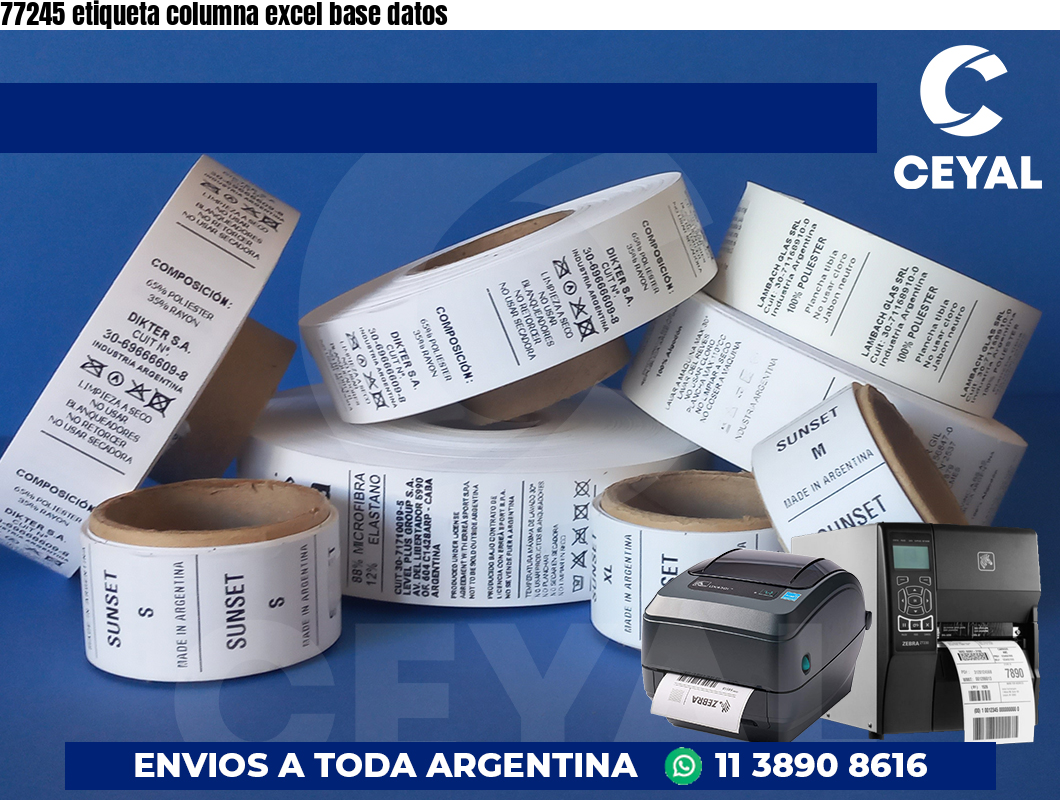 77245 etiqueta columna excel base datos