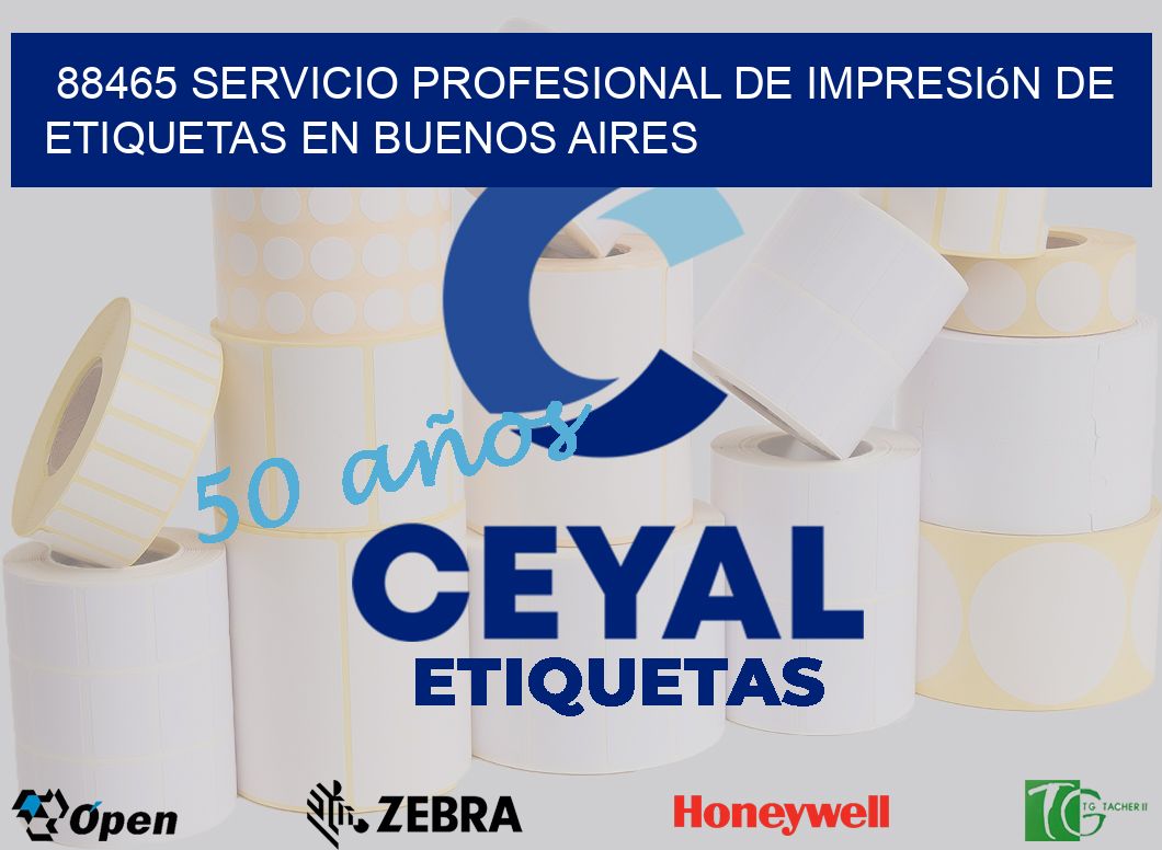 88465 Servicio Profesional de Impresión de Etiquetas en Buenos Aires