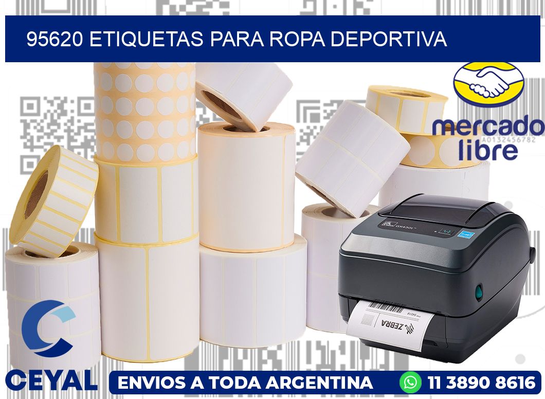 95620 ETIQUETAS PARA ROPA DEPORTIVA