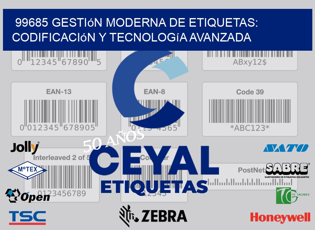 99685 Gestión Moderna de Etiquetas: Codificación y Tecnología Avanzada