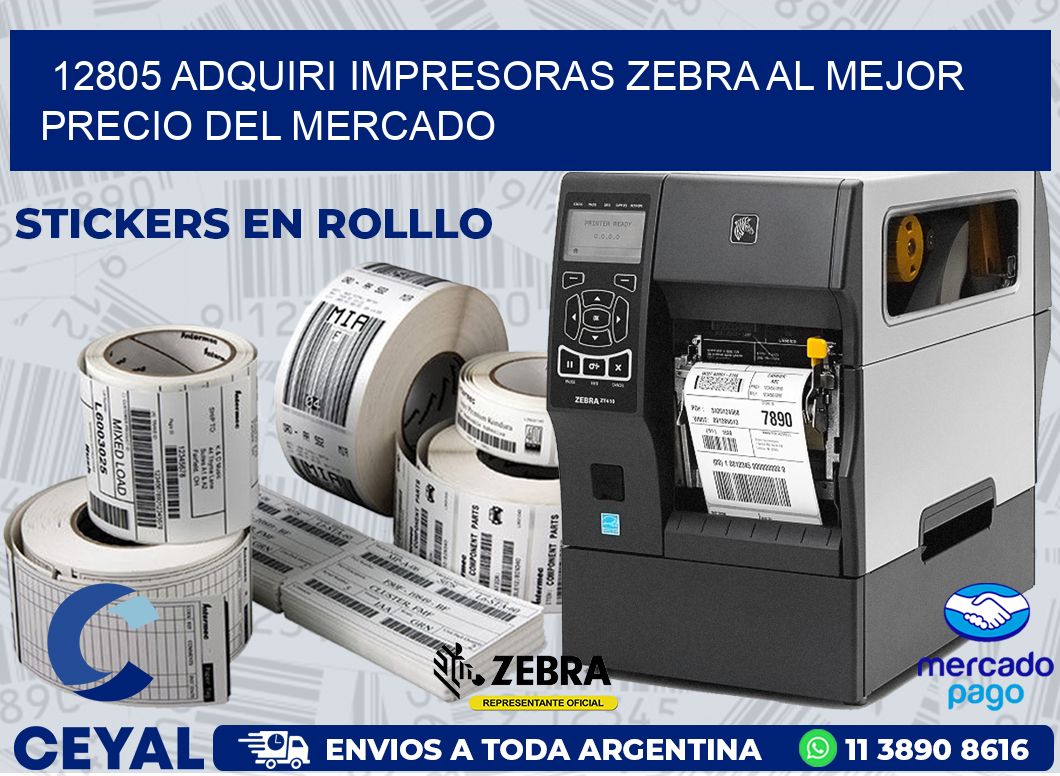 12805 ADQUIRI IMPRESORAS ZEBRA AL MEJOR PRECIO DEL MERCADO