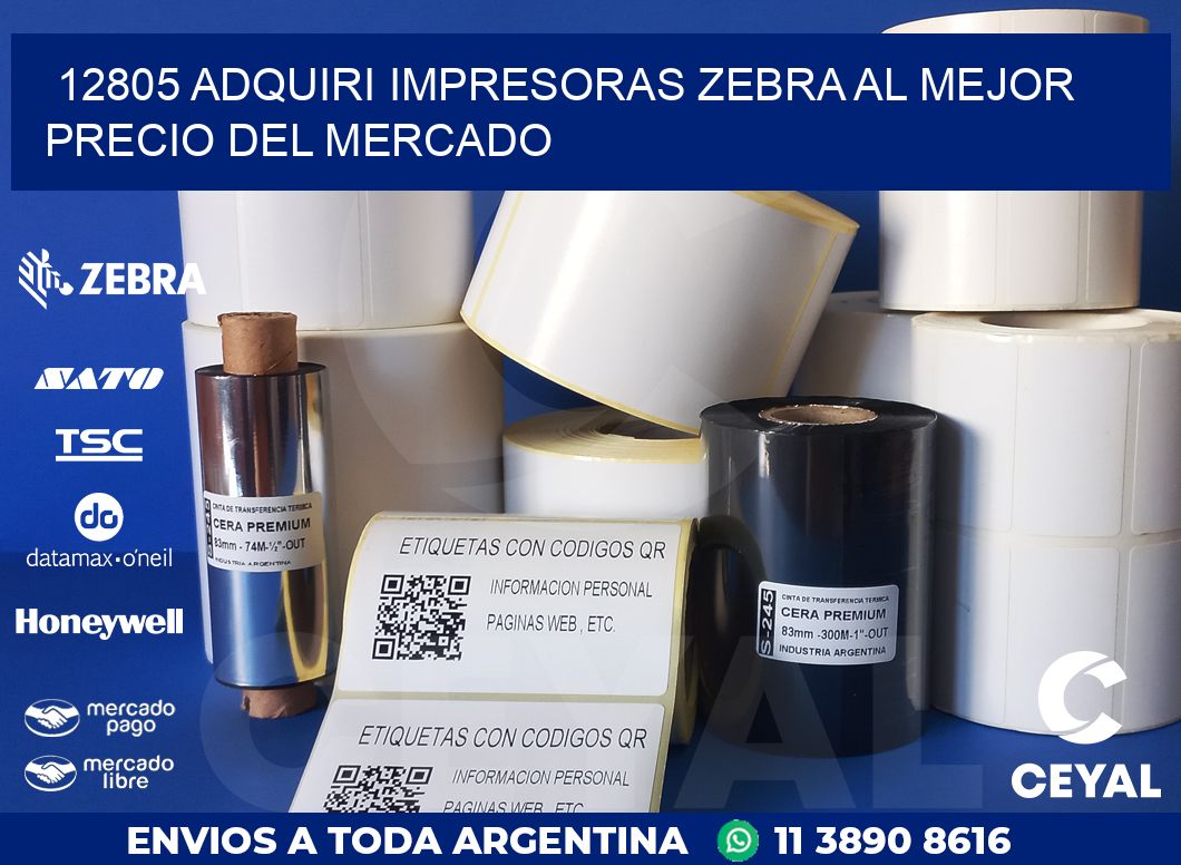 12805 ADQUIRI IMPRESORAS ZEBRA AL MEJOR PRECIO DEL MERCADO