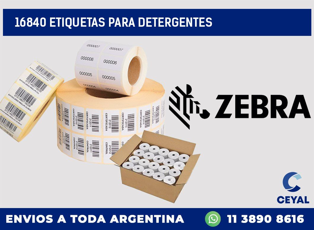 16840 ETIQUETAS PARA DETERGENTES