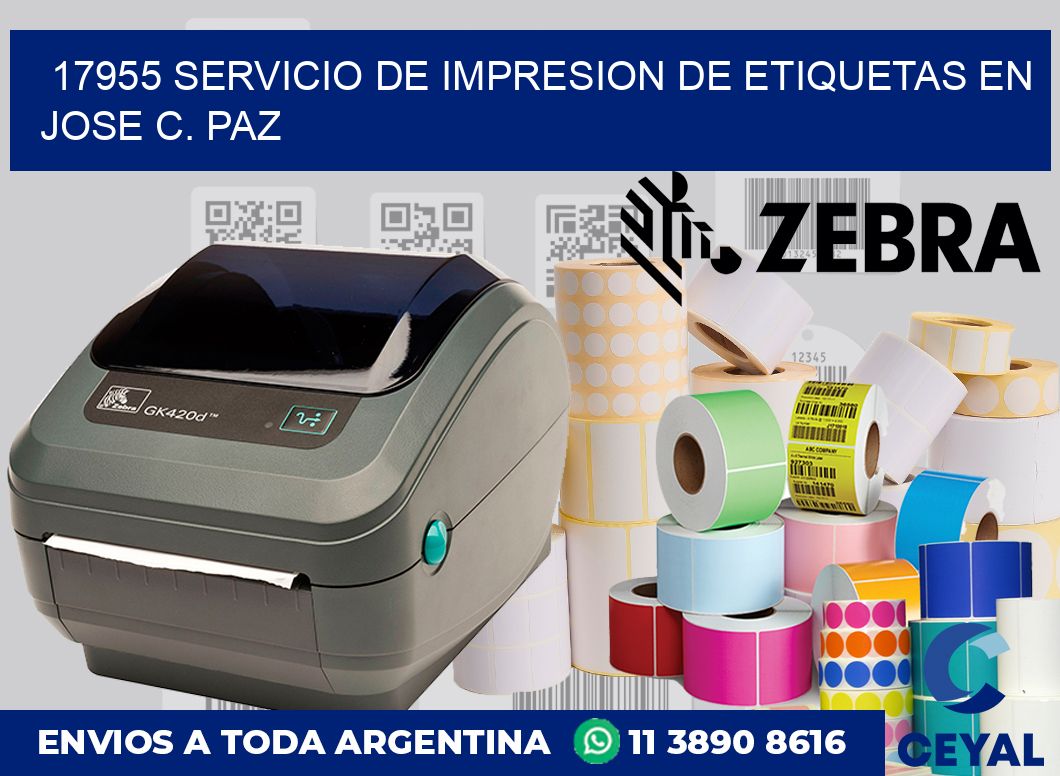 17955 SERVICIO DE IMPRESION DE ETIQUETAS EN JOSE C. PAZ