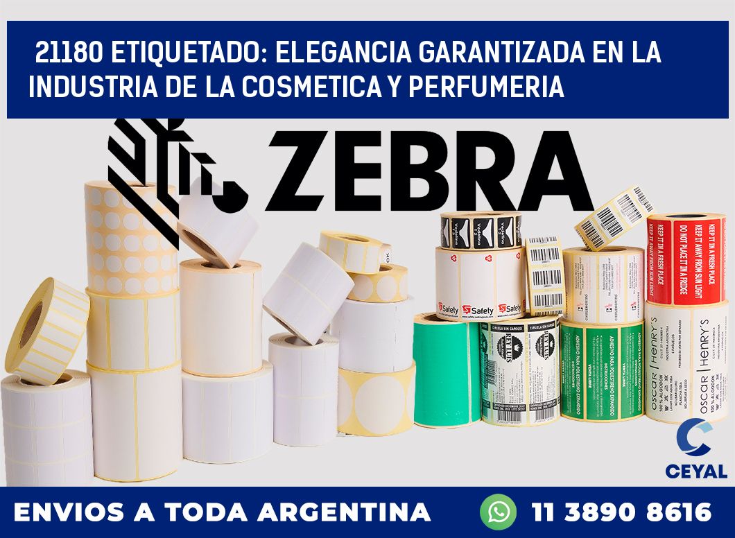 21180 ETIQUETADO: ELEGANCIA GARANTIZADA EN LA INDUSTRIA DE LA COSMETICA Y PERFUMERIA