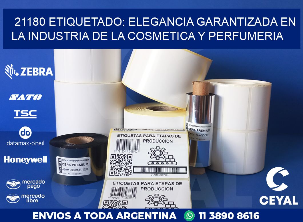21180 ETIQUETADO: ELEGANCIA GARANTIZADA EN LA INDUSTRIA DE LA COSMETICA Y PERFUMERIA