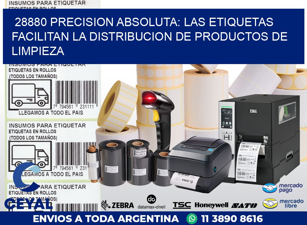 28880 PRECISION ABSOLUTA: LAS ETIQUETAS FACILITAN LA DISTRIBUCION DE PRODUCTOS DE LIMPIEZA
