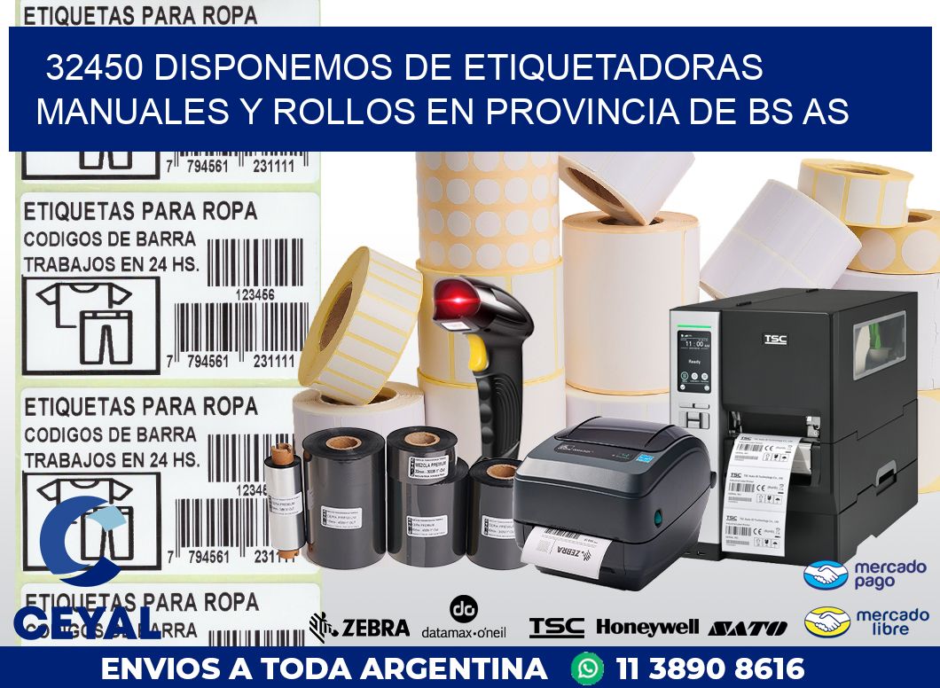 32450 DISPONEMOS DE ETIQUETADORAS MANUALES Y ROLLOS EN PROVINCIA DE BS AS
