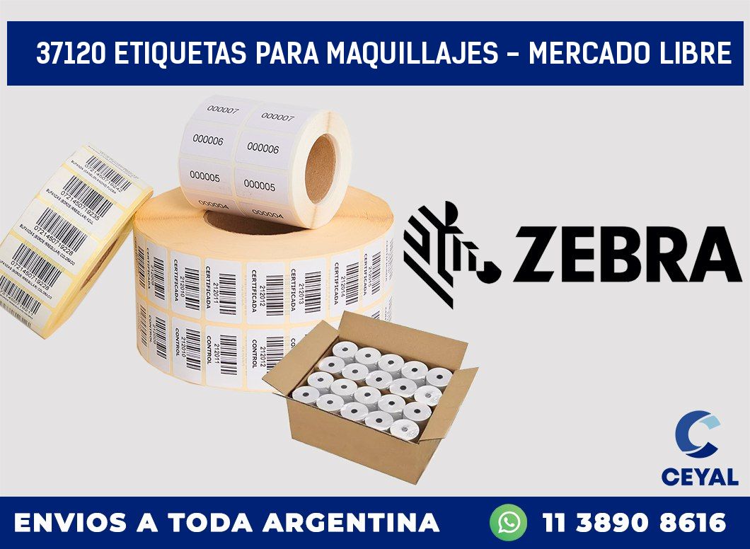 37120 ETIQUETAS PARA MAQUILLAJES - MERCADO LIBRE