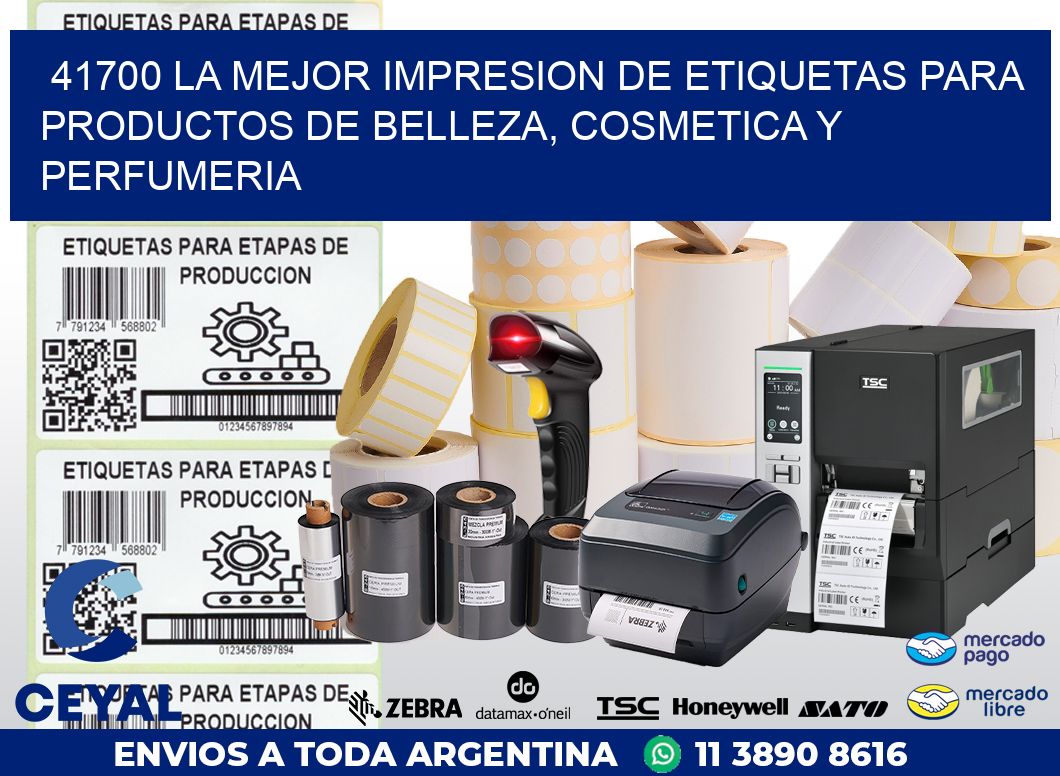 41700 LA MEJOR IMPRESION DE ETIQUETAS PARA PRODUCTOS DE BELLEZA, COSMETICA Y PERFUMERIA