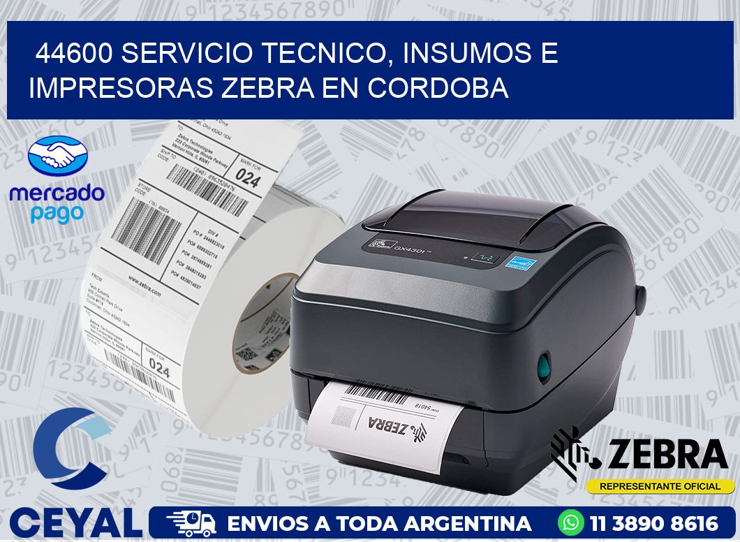 44600 SERVICIO TECNICO, INSUMOS E IMPRESORAS ZEBRA EN CORDOBA