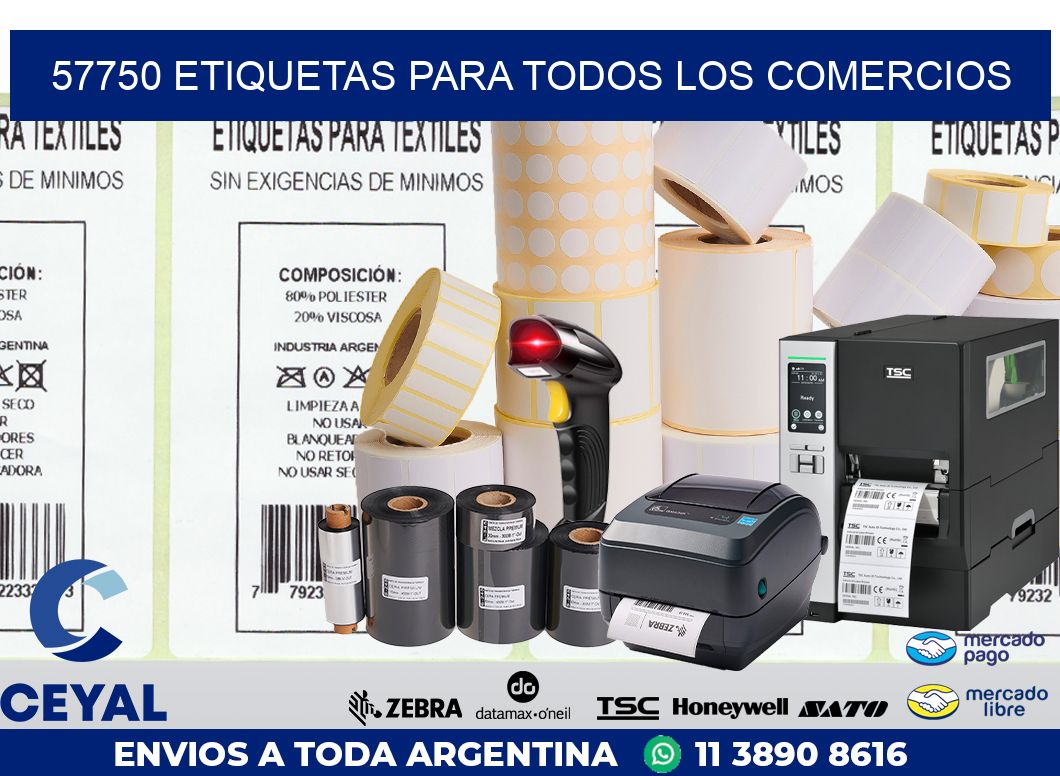 57750 ETIQUETAS PARA TODOS LOS COMERCIOS