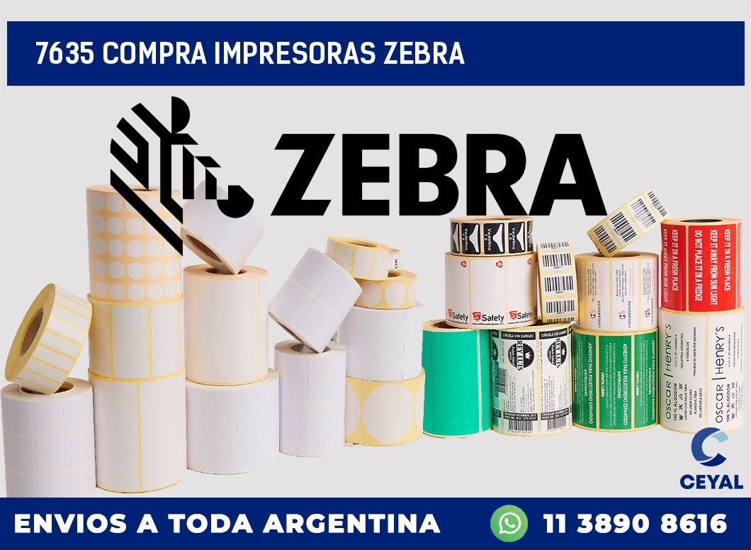 7635 COMPRA IMPRESORAS ZEBRA