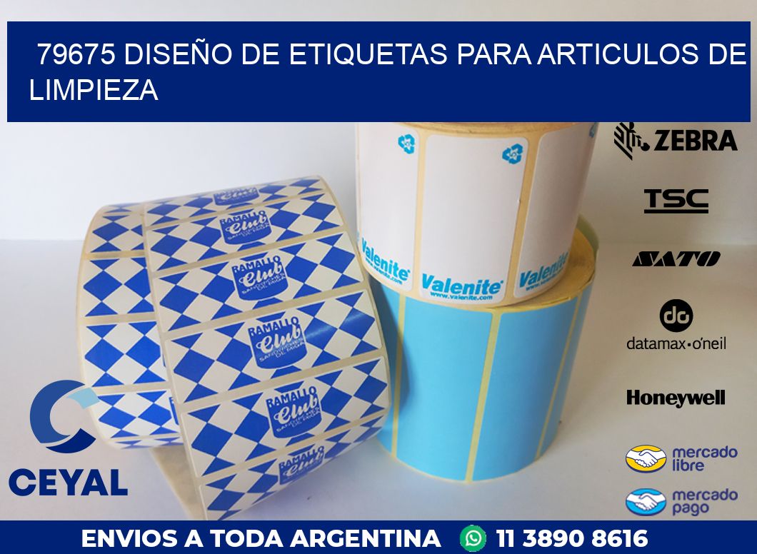 79675 DISEÑO DE ETIQUETAS PARA ARTICULOS DE LIMPIEZA