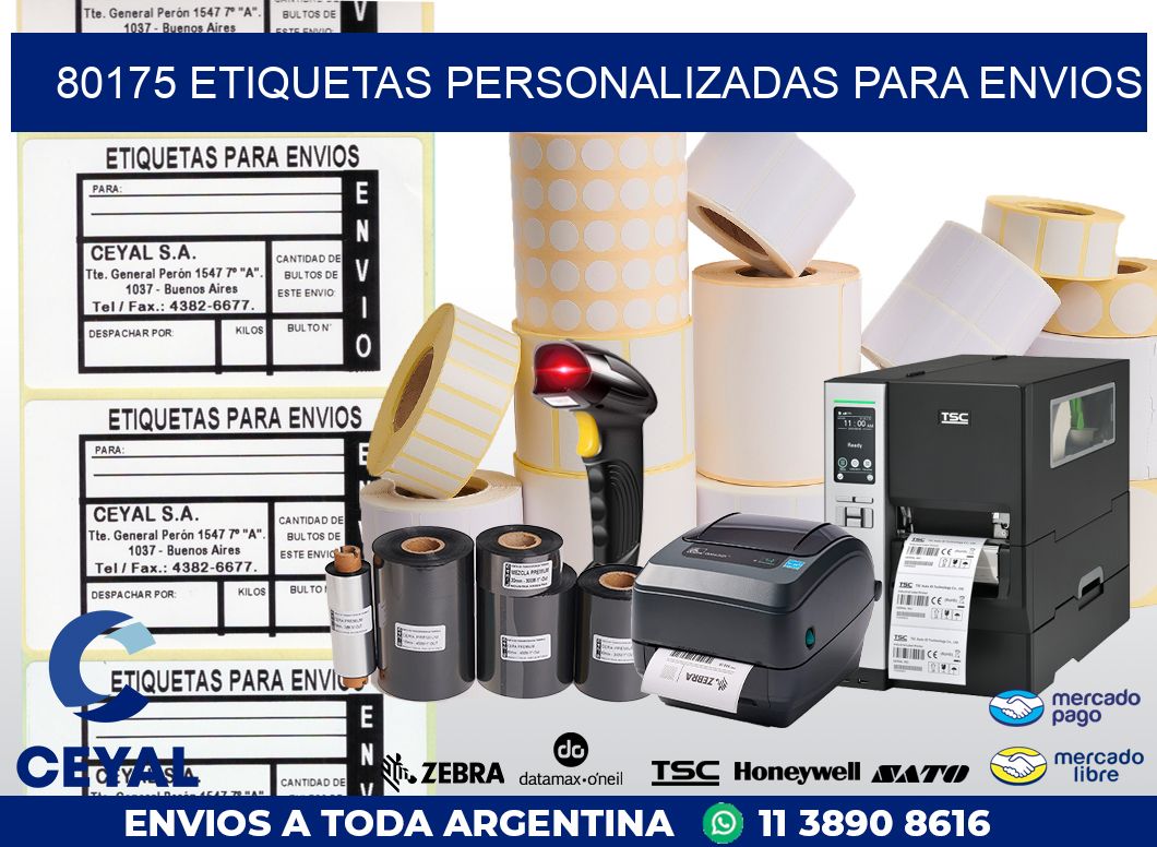 80175 ETIQUETAS PERSONALIZADAS PARA ENVIOS