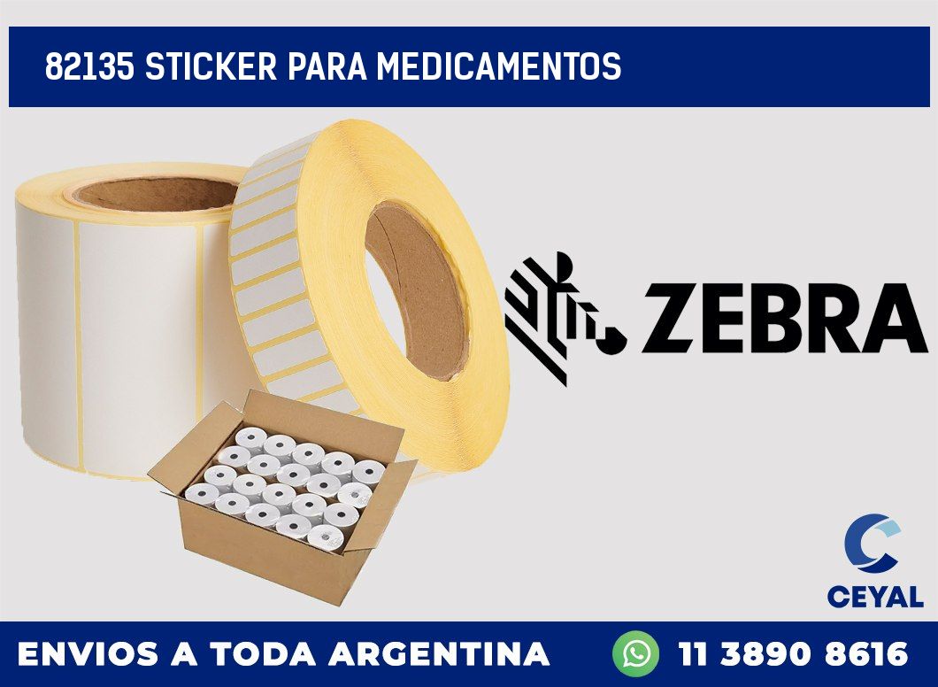 82135 STICKER PARA MEDICAMENTOS