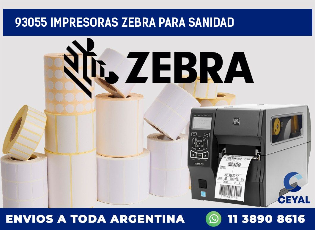 93055 IMPRESORAS ZEBRA PARA SANIDAD