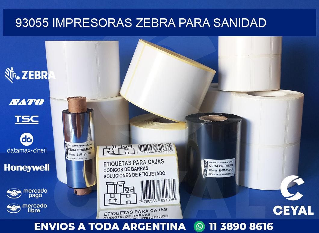 93055 IMPRESORAS ZEBRA PARA SANIDAD