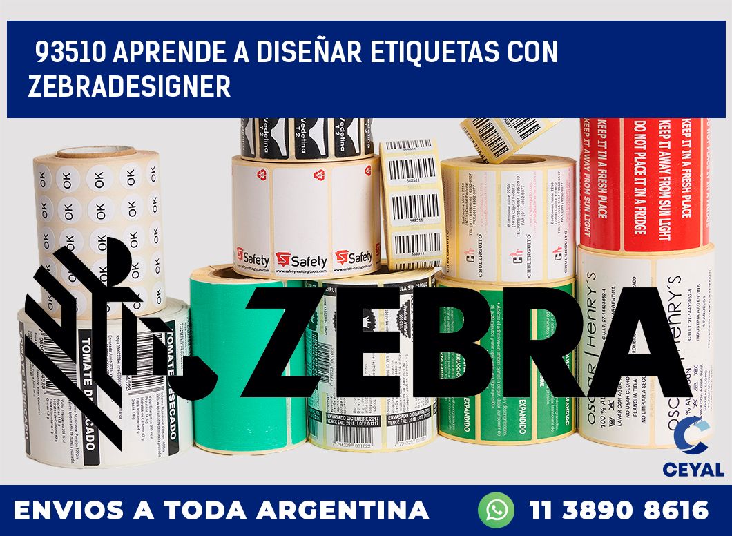 93510 APRENDE A DISEÑAR ETIQUETAS CON ZEBRADESIGNER