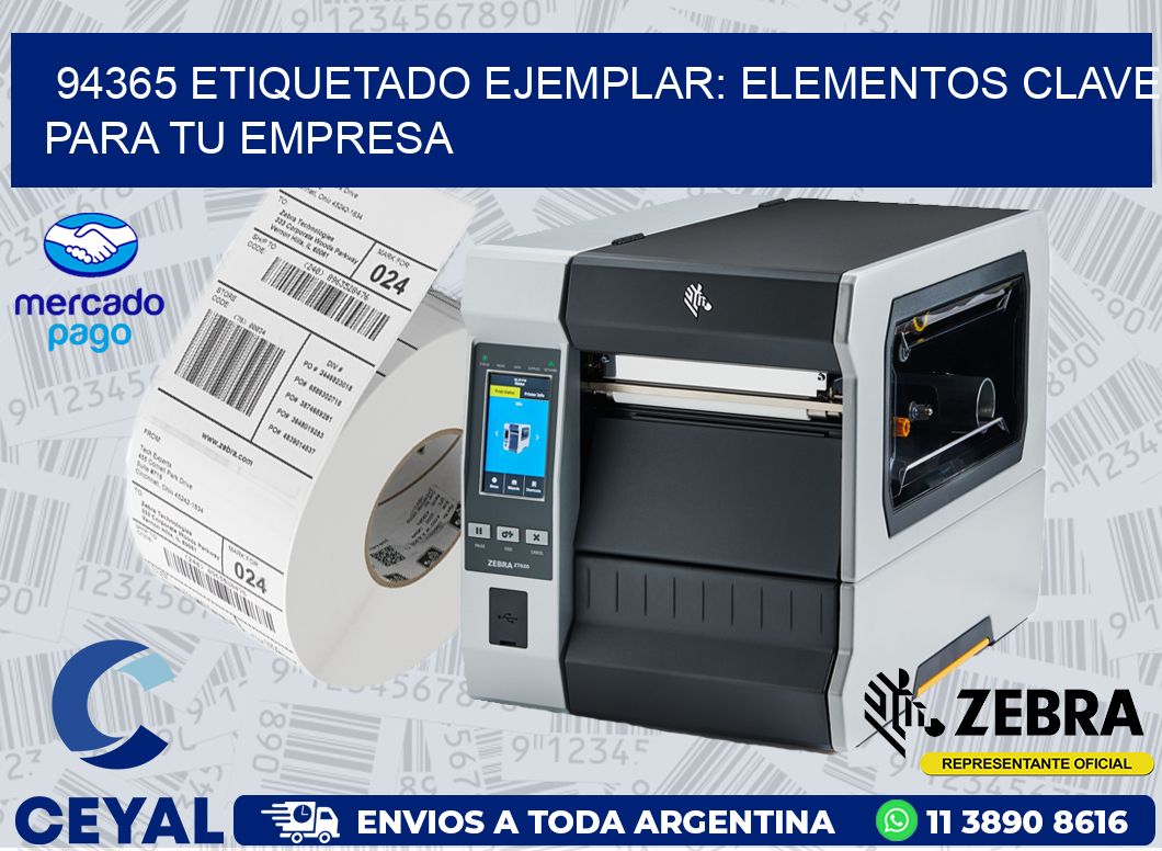 94365 ETIQUETADO EJEMPLAR: ELEMENTOS CLAVE PARA TU EMPRESA