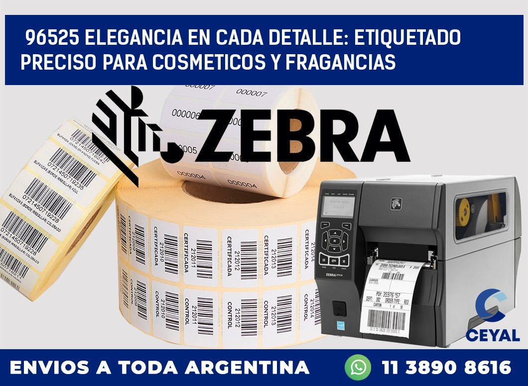 96525 ELEGANCIA EN CADA DETALLE: ETIQUETADO PRECISO PARA COSMETICOS Y FRAGANCIAS