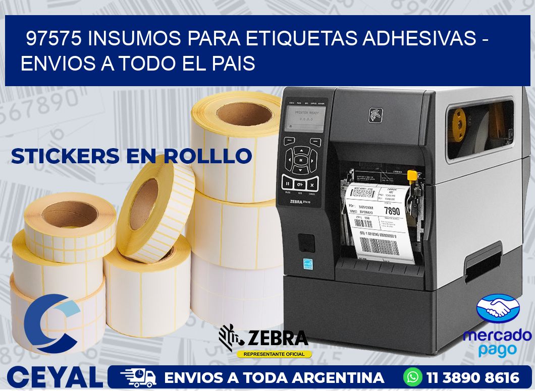 97575 INSUMOS PARA ETIQUETAS ADHESIVAS – ENVIOS A TODO EL PAIS