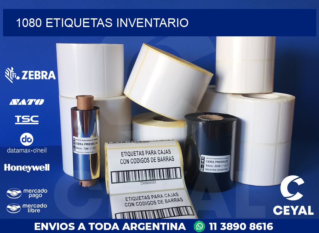 1080 ETIQUETAS INVENTARIO