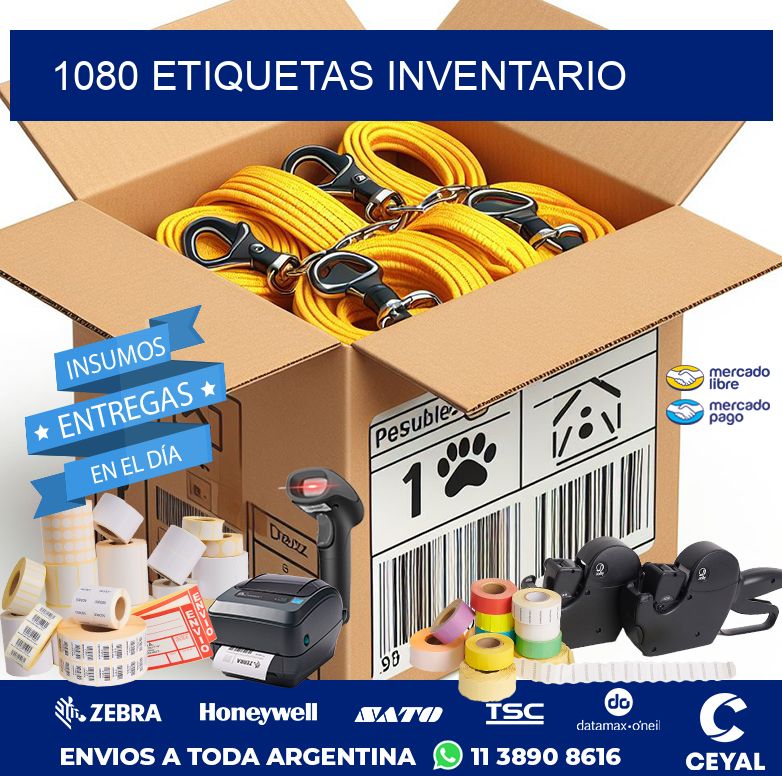1080 ETIQUETAS INVENTARIO