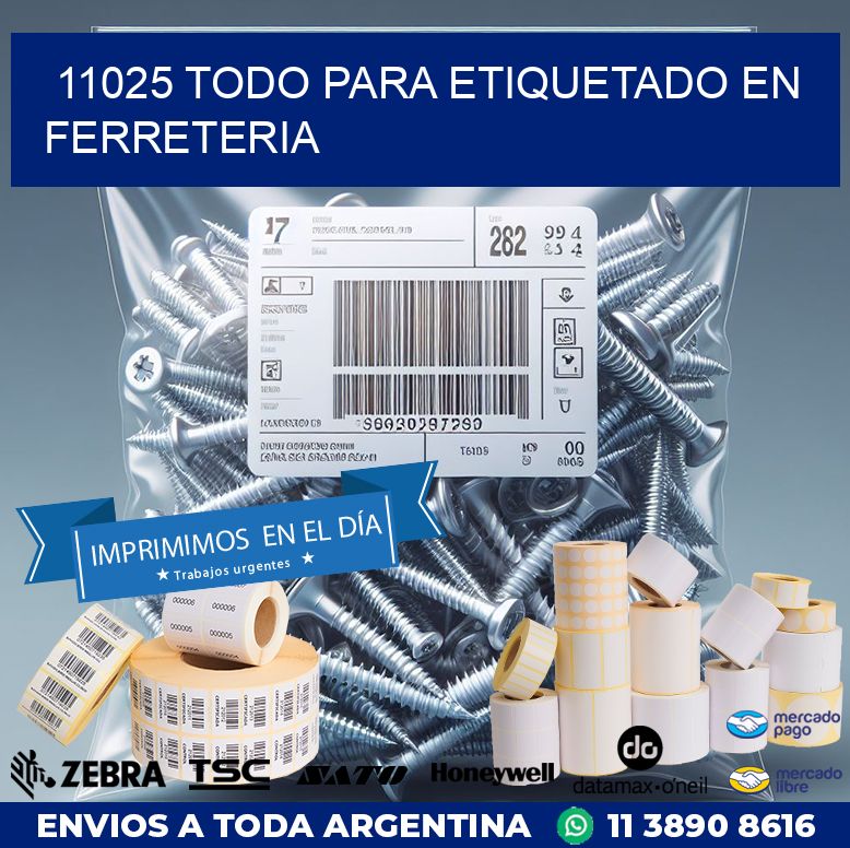 11025 TODO PARA ETIQUETADO EN FERRETERIA