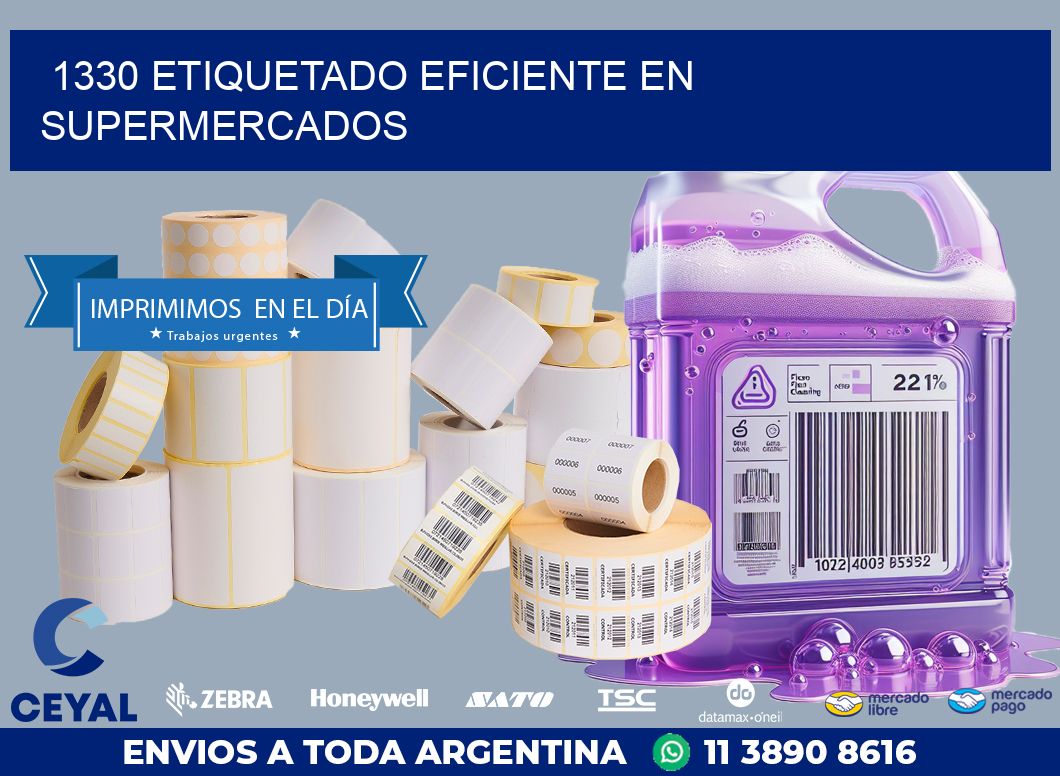 1330 ETIQUETADO EFICIENTE EN SUPERMERCADOS