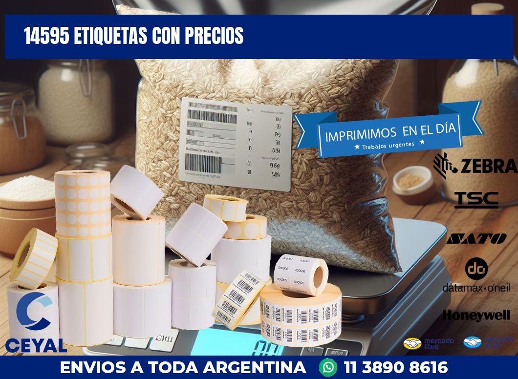 14595 ETIQUETAS CON PRECIOS