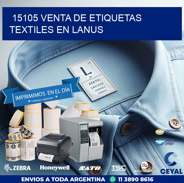 15105 VENTA DE ETIQUETAS TEXTILES EN LANUS